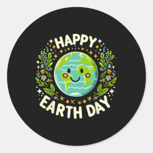 Sticker Rond Happy Jour des terres 2025 Jote Jour des terres Ki