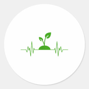 Sticker Rond Happy Jour des terres 2025 Love De l'environnement