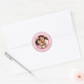 Sticker Rond Happy Mother’s Day Photo  (Enveloppe)