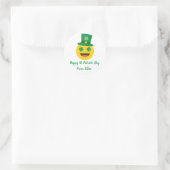 Sticker Rond Happy St. Patricks Day Sticker- EMOJI (Sac)