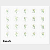 Sticker Rond Happy Stick Insect (Feuille)