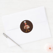 Sticker Rond Happy Thanksgiving (Enveloppe)