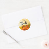 Sticker Rond Happy Thanksgiving (Enveloppe)