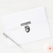 Sticker Rond Harambe McHarambeface (Enveloppe)