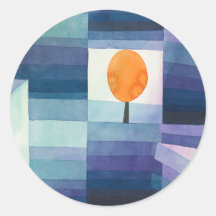 Harbinger of autumn abstract water color Paul Klee