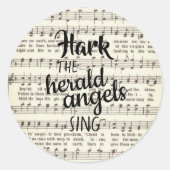 Sticker Rond Hark, le chanteuse classique des Anges du Herald (Devant)