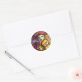 STICKER ROND HARLEQUIN (Enveloppe)