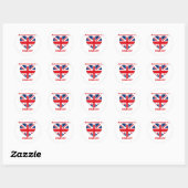 Sticker Rond Harley (Feuille)