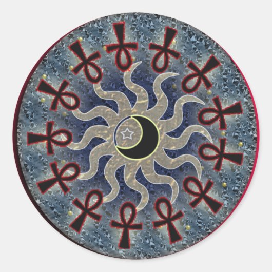 Sticker Rond harmonie (Devant)