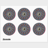 Sticker Rond harmonie (Feuille)