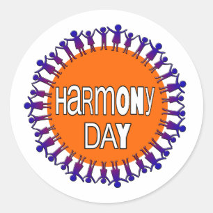 Sticker Rond Harmony day, Australie