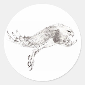 Sticker Rond Harpy d'aigle