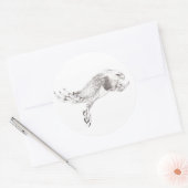 Sticker Rond Harpy d'aigle (Enveloppe)