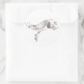 Sticker Rond Harpy d'aigle (Sac)