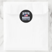 Sticker Rond Harris 2020 avec drapeau américain (Sac)