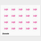 Sticker Rond Harris 2020 Pink Pride (Feuille)