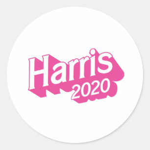 Sticker Rond Harris 2020 Pink Pride