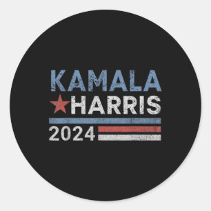 Sticker Rond Harris 2024 Pour La Campagne Électorale