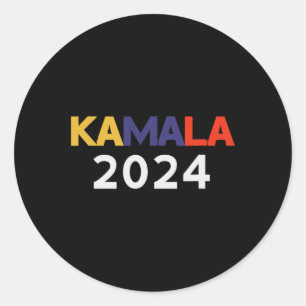 Sticker Rond Harris 2024 Pour Président