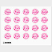 Sticker Rond Harris 2024 rose (Feuille)
