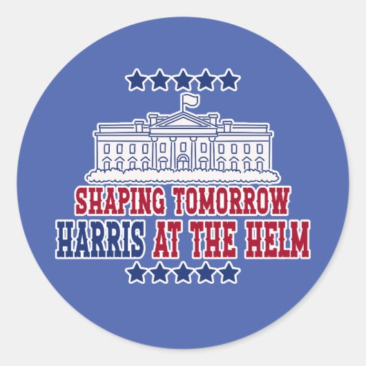 Sticker Rond Harris à la barre - Vote pour l'intégrité (Devant)