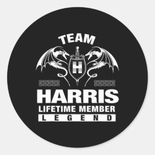 Sticker Rond Harris Cadeaux membres à vie