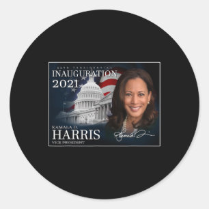 Sticker Rond Harris Inauguration présidentielle 2021