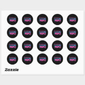 Sticker Rond Harris pour les femmes du peuple (Feuille)