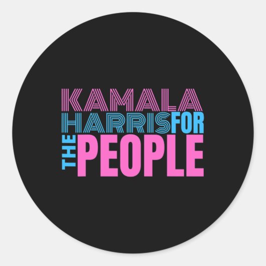 Sticker Rond Harris pour les femmes du peuple (Devant)