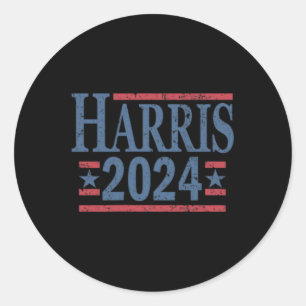 Sticker Rond Harris Pour Un Demain Plus Lumineux 2 Côté Retour