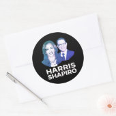 STICKER ROND HARRIS SHAPIRO (Enveloppe)