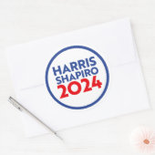 STICKER ROND HARRIS SHAPIRO 2024 (Enveloppe)