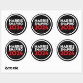STICKER ROND HARRIS SHAPIRO 2024 (Feuille)