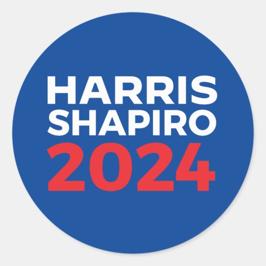 STICKER ROND HARRIS SHAPIRO 2024 (Devant)