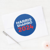 STICKER ROND HARRIS SHAPIRO 2024 (Enveloppe)