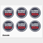 STICKER ROND HARRIS SHAPIRO 2024 (Feuille)
