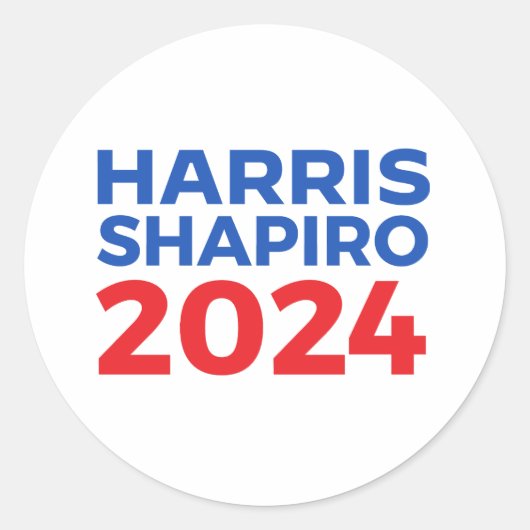 STICKER ROND HARRIS SHAPIRO 2024 (Devant)
