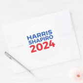 STICKER ROND HARRIS SHAPIRO 2024 (Enveloppe)