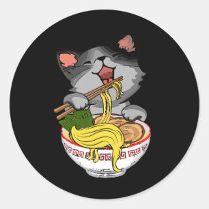 Sticker Rond Harris Waltz 2024 Humour Cat Election Harris Pour