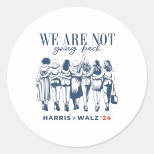 Sticker Rond Harris Waltz Nous Ne Reviendrons Pas Vivre Jamais