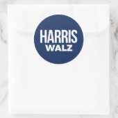 Sticker Rond Harris Walz (Sac)