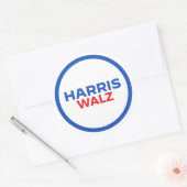 Sticker Rond Harris Walz 2024 (Enveloppe)