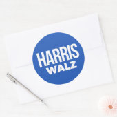 Sticker Rond Harris Walz 2024 (Enveloppe)