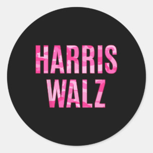 Sticker Rond Harris Wheimer Chasse Camouflage Camo