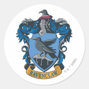 Sticker Rond Harry Potter  Armoiries de Ravenclaw