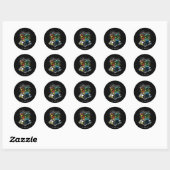 Sticker Rond HARRY POTTER™ | Badge sportif HOGWARTS™ (Feuille)