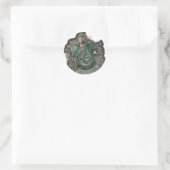 Sticker Rond Harry Potter | Blason de Serpentard - Vintage (Sac)