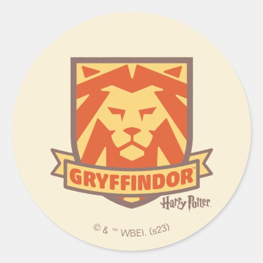 Sticker Rond HARRY POTTER™ | Cimetière Magique d'été GRYFFINDOR (Devant)