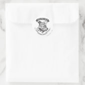 Sticker Rond Harry Potter | Cimier de Poudlard rétro (Sac)