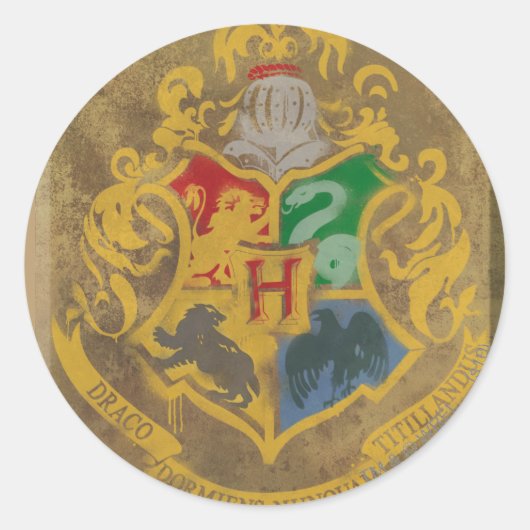 Sticker Rond Harry Potter| Cimier de Poudlard russe (Devant)